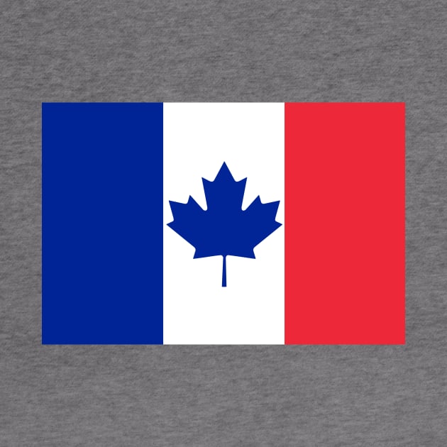 Canada - France Flag Mashup by phneep